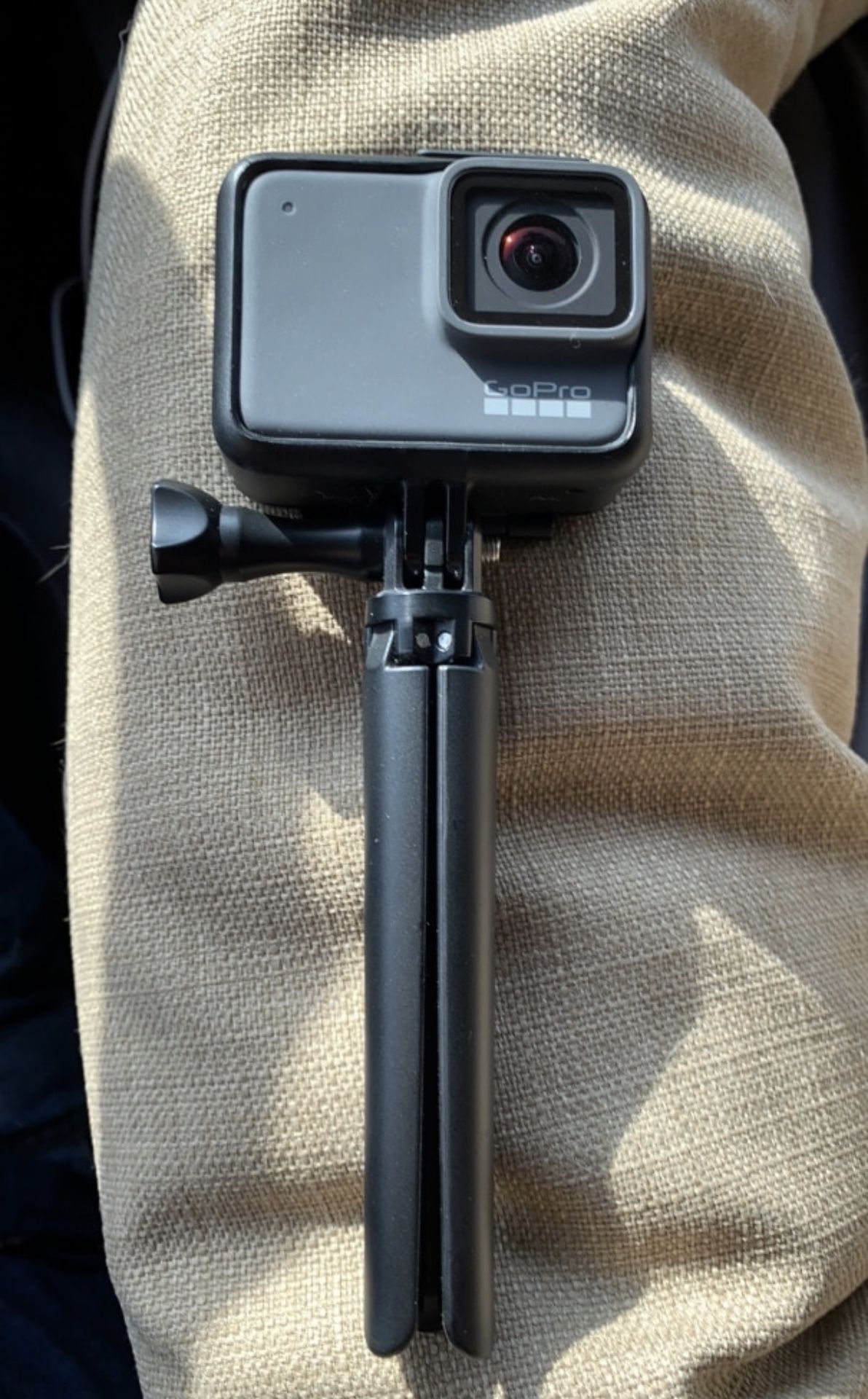 GoPro Hero 7 with Case, Tripod and 128 GB micro SD card