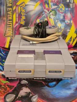 SNES Super Nintendo Console (no sound, sold as is)