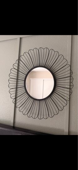 Black iron mirror