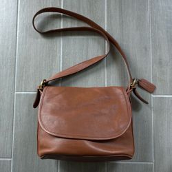 Coach GOP-4150 Shoulder Bag Leather Brown Vintage Authentic Genuine
