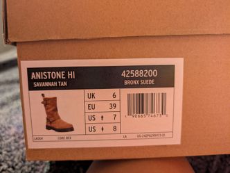 Dr. Martens Anistone Hi Boots Savannah Tan