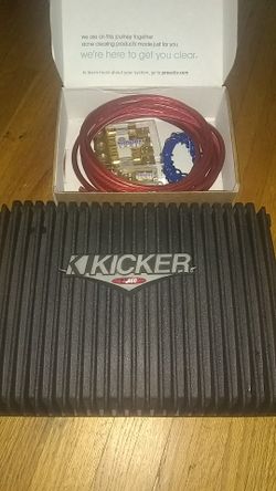 Kicker zx460 4 channel amplifier