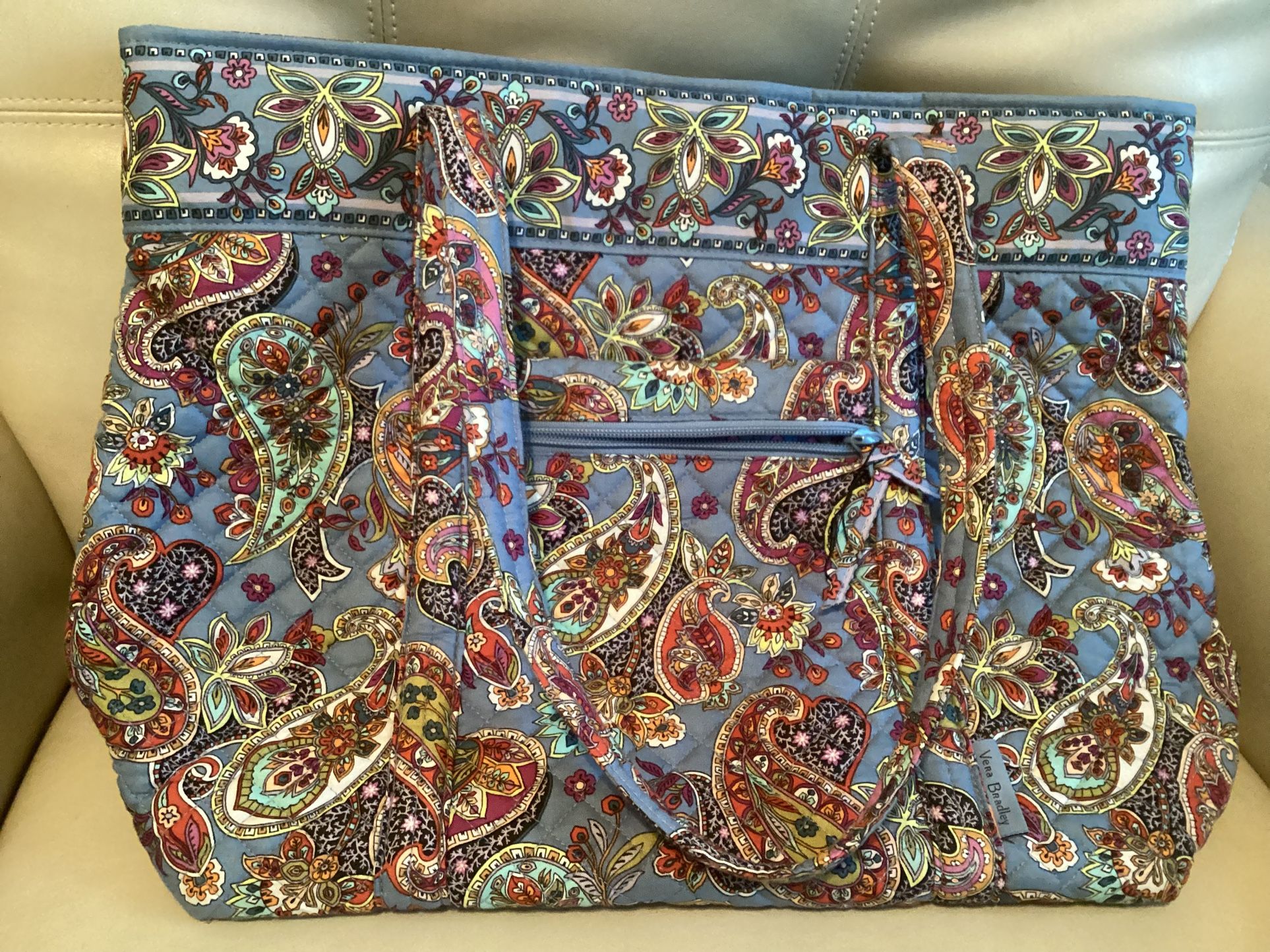 Vera Bradley Provence Paisley Tote Bag