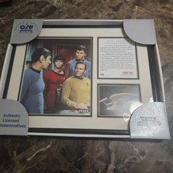 Star Trek Original Series Framed Picture Authentic Licensed Commemoratives Art