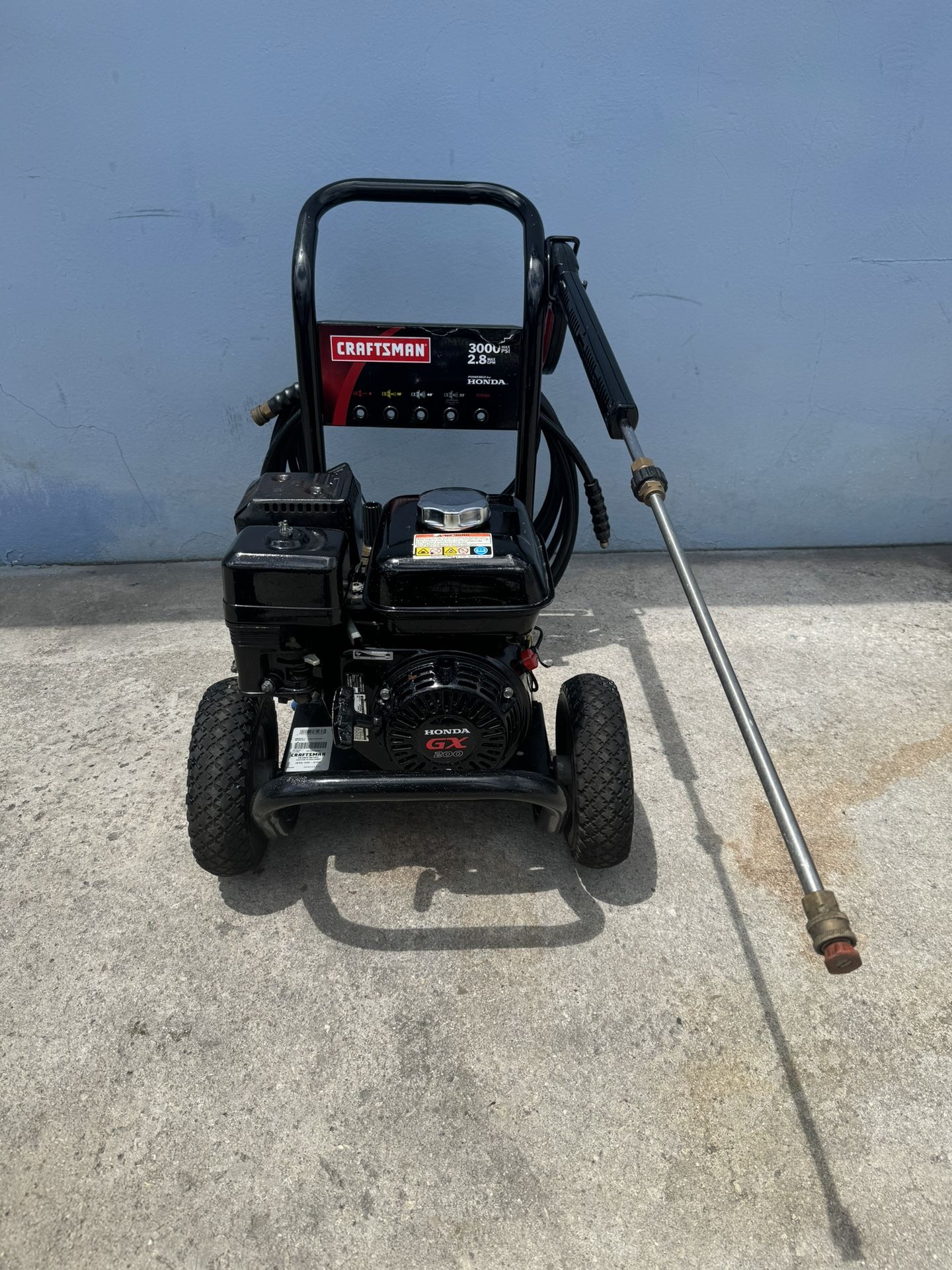 CRAFTSMAN PRESSURE WASHER 300 PSI 