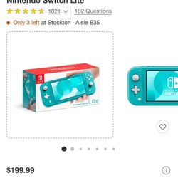 Nintendo Switch Lite With Games And Pack packs 