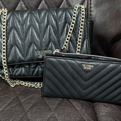Victoria Secret Handbag With Wallet