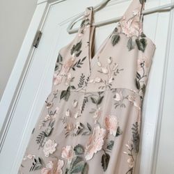 Like new! Jenny Yoo Bridesmaid Dress Tatum in Enchanted Floral Soft Blush