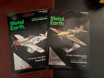 WWII Plane Metal Earth Models - QTY 2