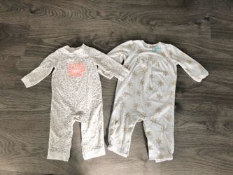 Baby girl sleepers - 12-18 months