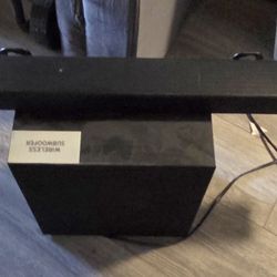 Samsung Sound Bar & Wireless Subwoofer 