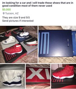 I will trade shoes for car