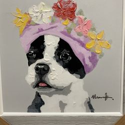 Oil Dog Painting