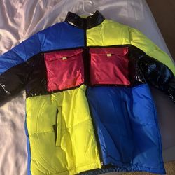 Colorful Retro 80s Winter Jacket-Wesc 