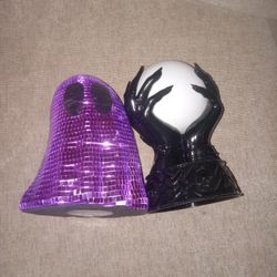 Halloween Decorpurple Disco Ghost & Light-up Crystal Ball 