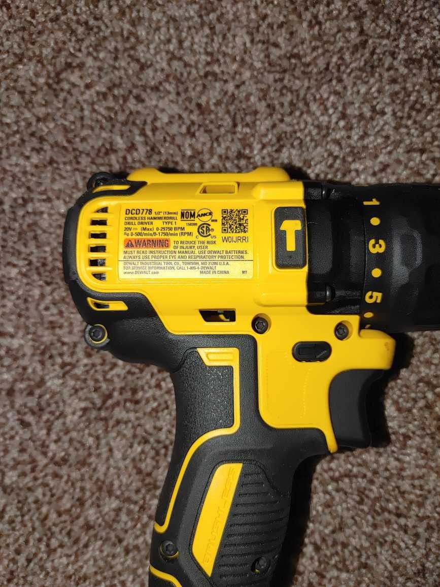 DeWalt Hammer Drill Driver -kit 20v 3AMPH🔋+ Charger + Tool Bag