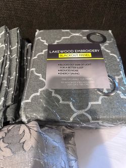 Blackout drapes / curtains