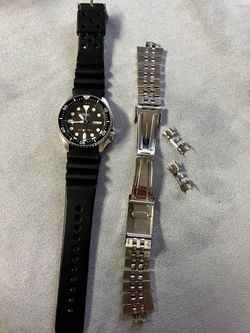 Seiko SKX007 7S26-0020 Automatic Diver Jan 2013 Running Great OEM Jubilee Strap