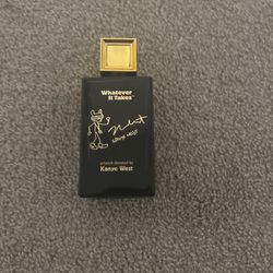 YEEZY Kanye West “Whatever it Takes” Fragrance Perfume Cologne, Black and Gold Bottle