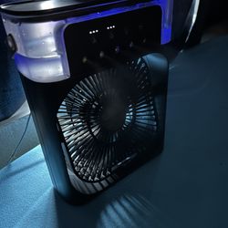 Fan With Mister And Night Light. 