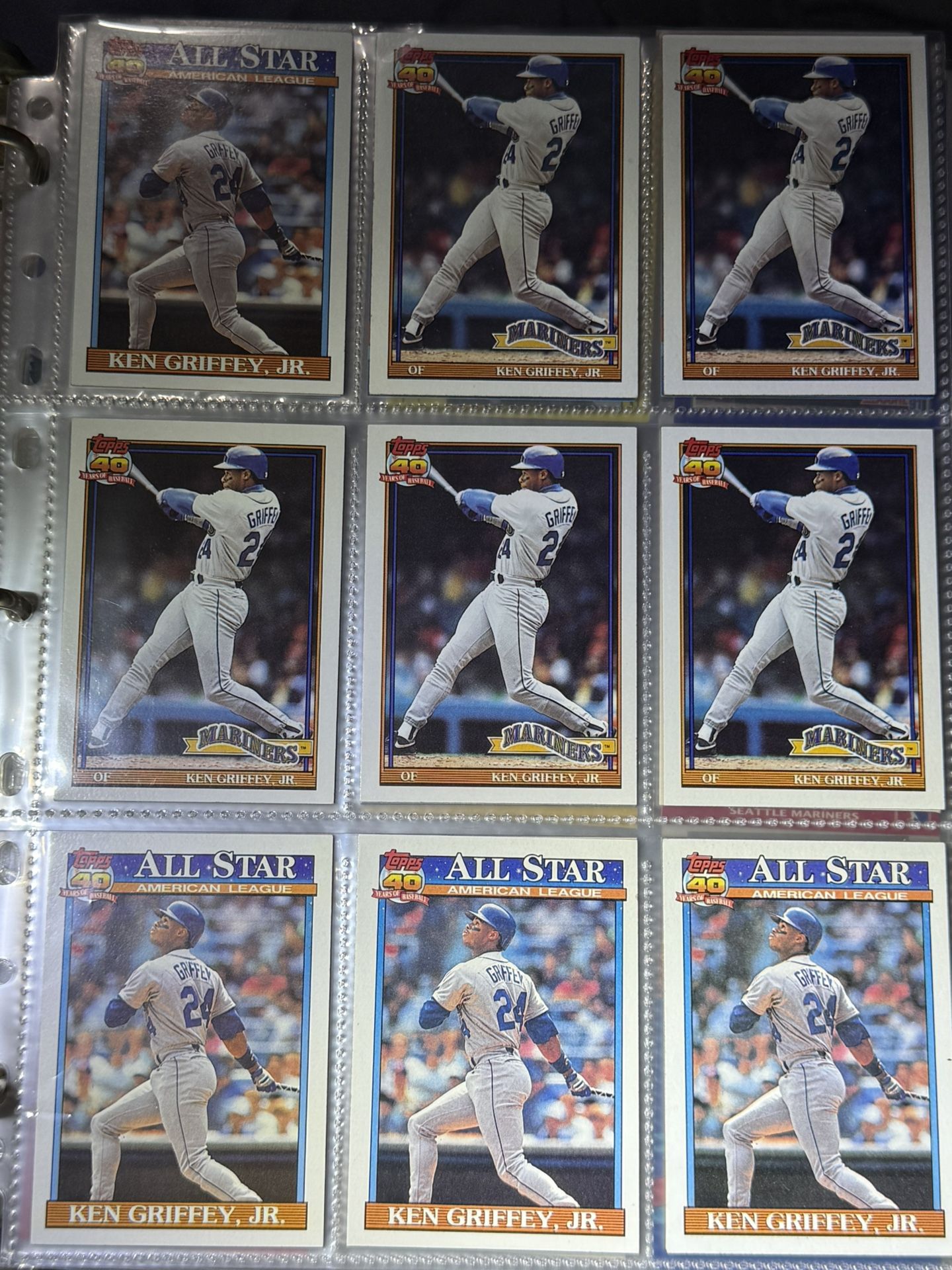 Ken Griffey Jr Baseball Cards And Promos 1989-99 $10 Each !