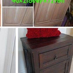 Armoire Wood $300 Cash Nightstand $99