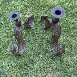 Bronze Candle Holder