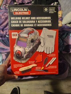 Electric welding helmet and accessories bloodshot welding helmet