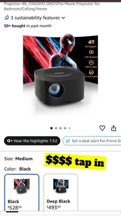 onoayo video projector ono5 pro