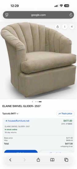 Two swivel gliders (metal frames)