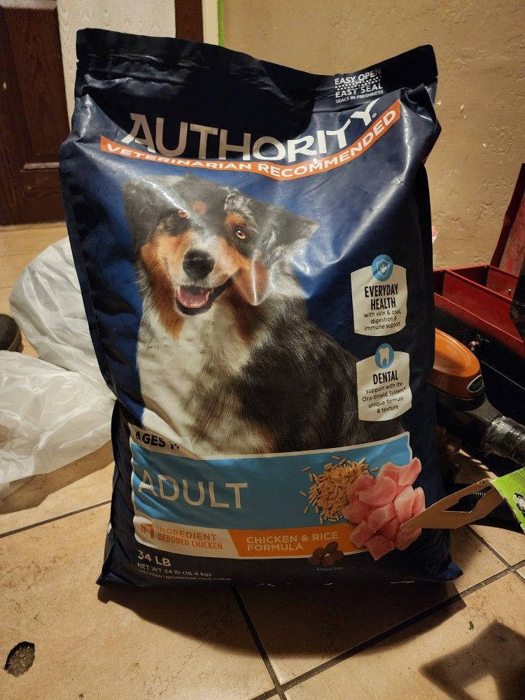 34lb Authority Dog Food