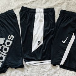 Nike And Adidas Shorts Men’s Teen Boy Size Large