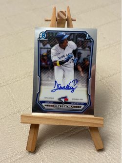 Juan Sanchez 1st Bowman Auto BLUE JAYS