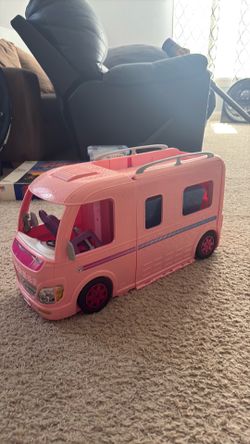 Barbie camper playset toy