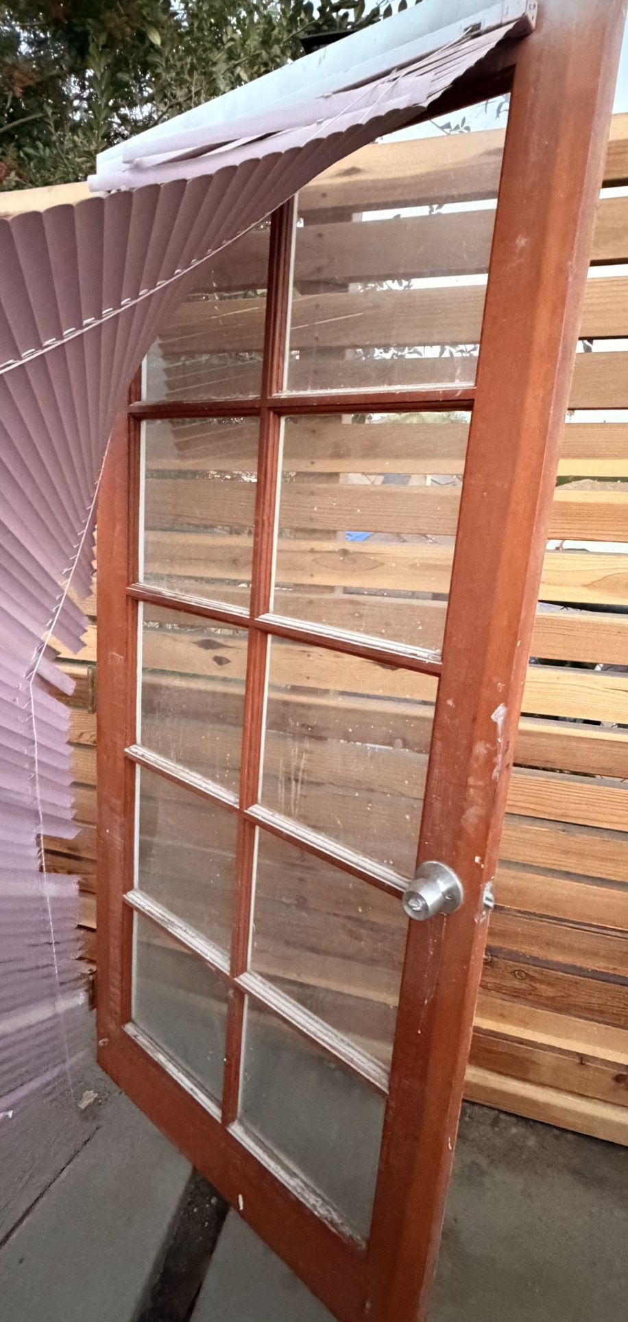 Exterior- Solid Wood Door 36”x80