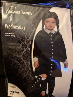 Wednesday Addams Toddler Halloween Costume 2T
