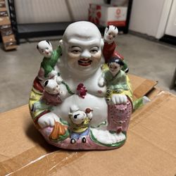 Vintage Chinese Ceramic Figurines – Hand-Painted