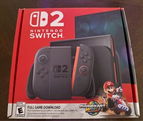 Nintendo Switch 2 Console + Mario Kart World Bundle (Digital Download in Console)