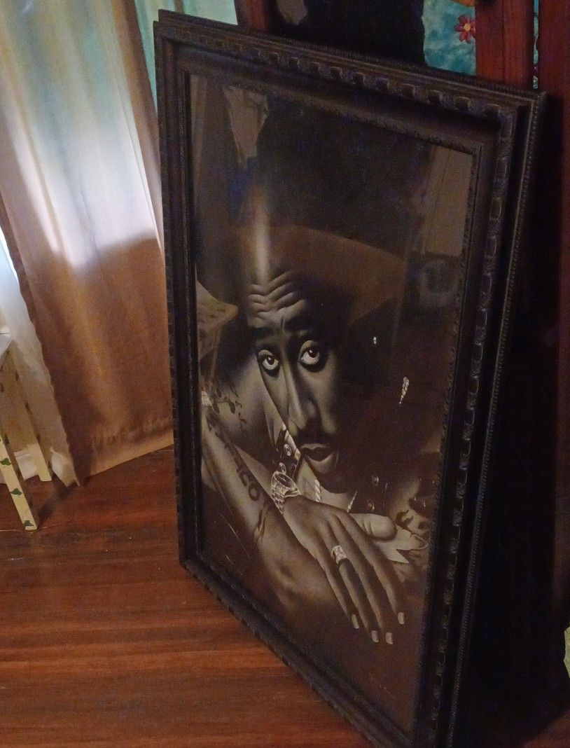 Tupac Framed Picture