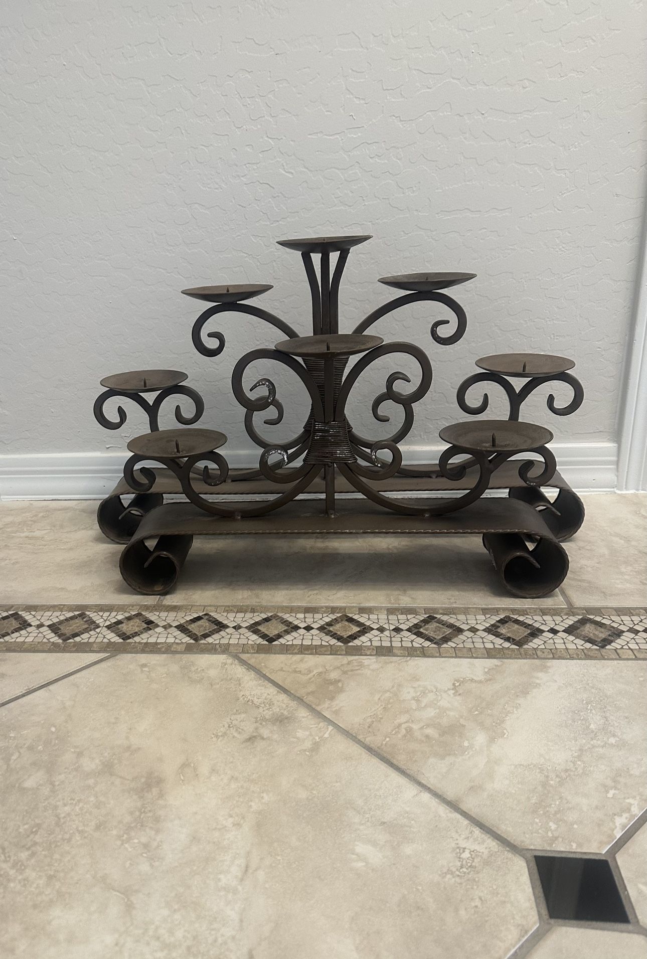 Holiday Fireplace Candelabra 