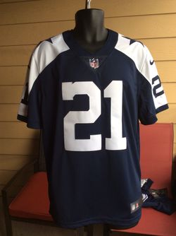 EZEKIEL ELLIOTT THROWBACK NIKE JERSEY MENS STITCH NFL FOOTBALL DALLAS COWBOYS NEW Sz Large