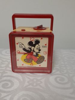Bradley quartz Mickey mouse Clock Radio
