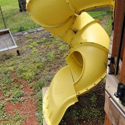 Yellow Tube Slide (5ft)