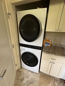 LG WashTower stacked washer & electric dryer