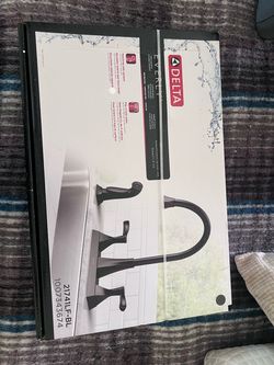 Black Delta 2Handle Faucet