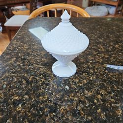 Milk Glass Dish 