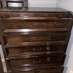 Dresser And Bed Frame 