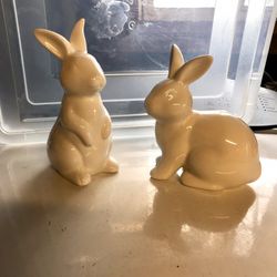 Ceramic Easter Rabbits 