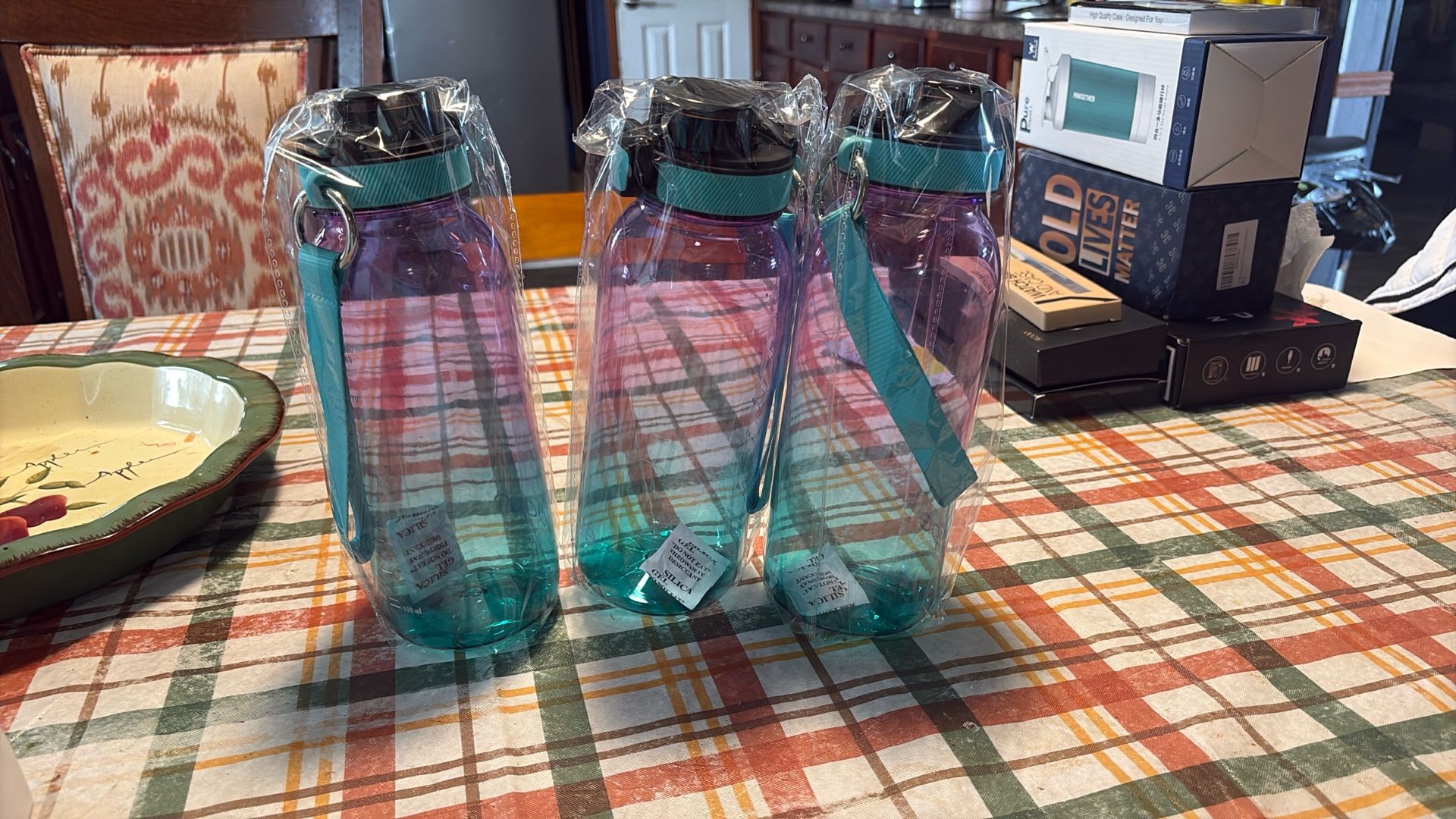 Water bottles