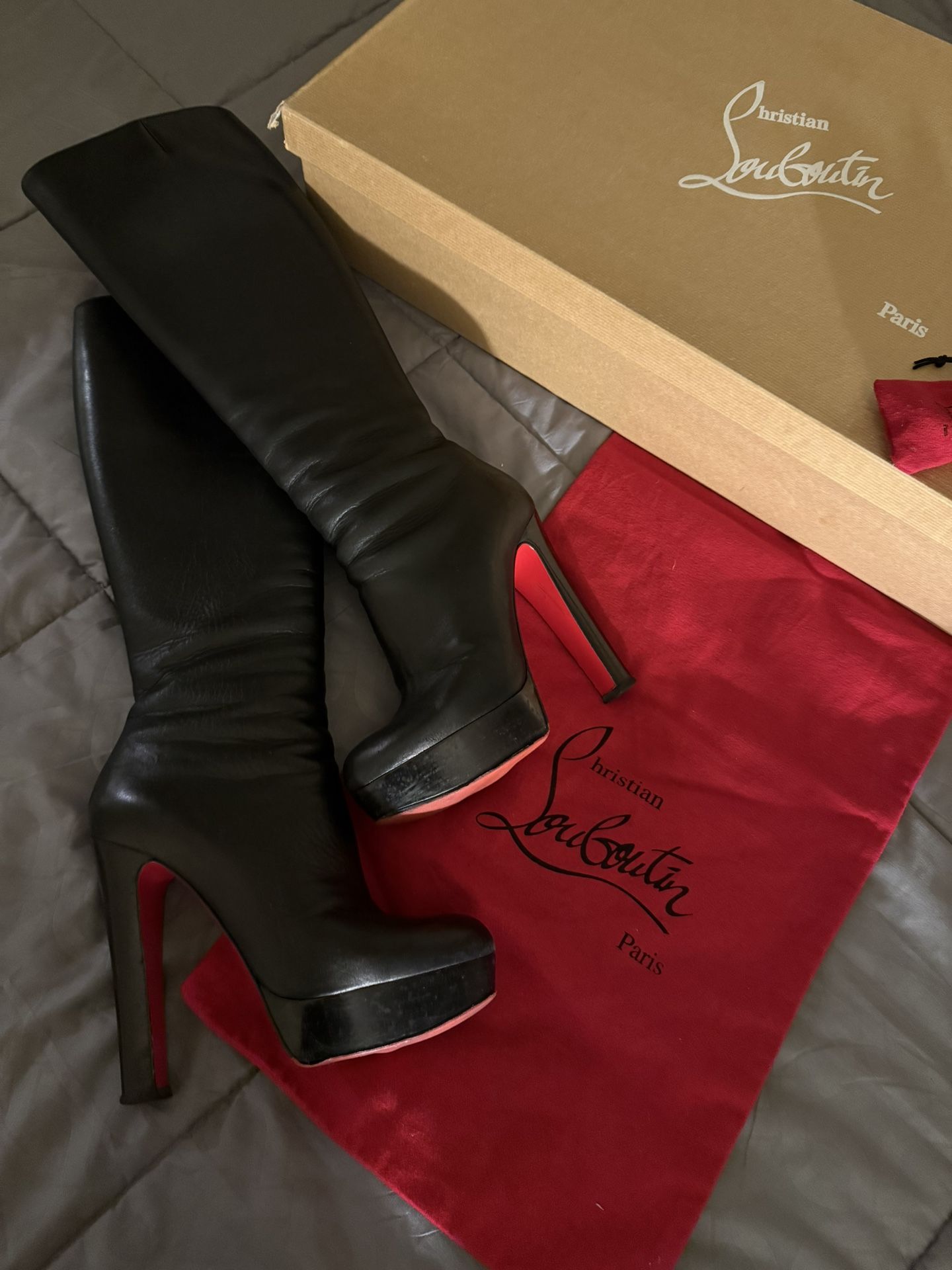 CHRISTIAN LOUBOUTIN Boots 100% AUTHENTIC